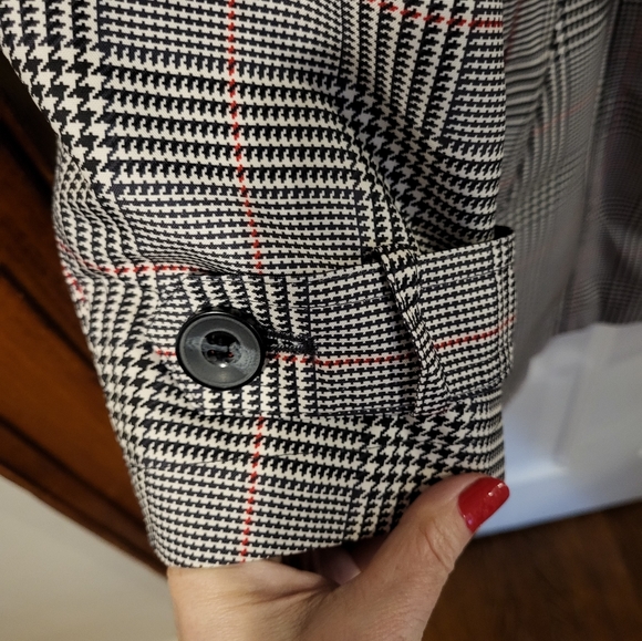 M&S houndstooth trench coat - Picture 4 of 8